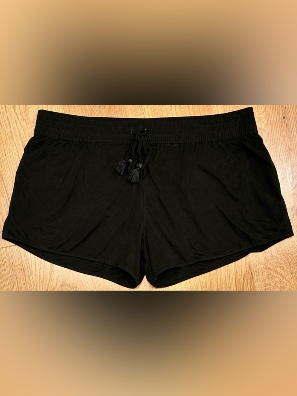 Aerie Black Lounge Shorts | Drawstring Waist | Comfy Casual | Size Medium